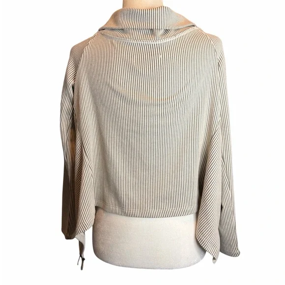 Anthropologie Striped Beige Women's Sweater - Picture 2 of 5